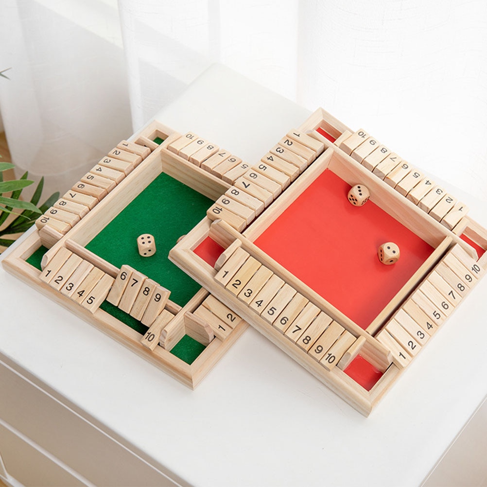 Firesidet flop-spil digitalt træbrætspil sjovt familie forældre-barn spil fest rejse læring pædagogisk legetøj matematisk legetøj  #30