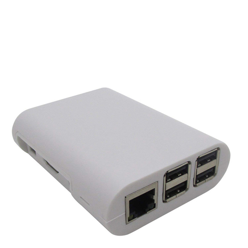 S ROBOT Raspberry PI 3 model B Case Cover Shell Enclosure ABS Plastic Box for Raspberry PI 3 Case RPI124: White