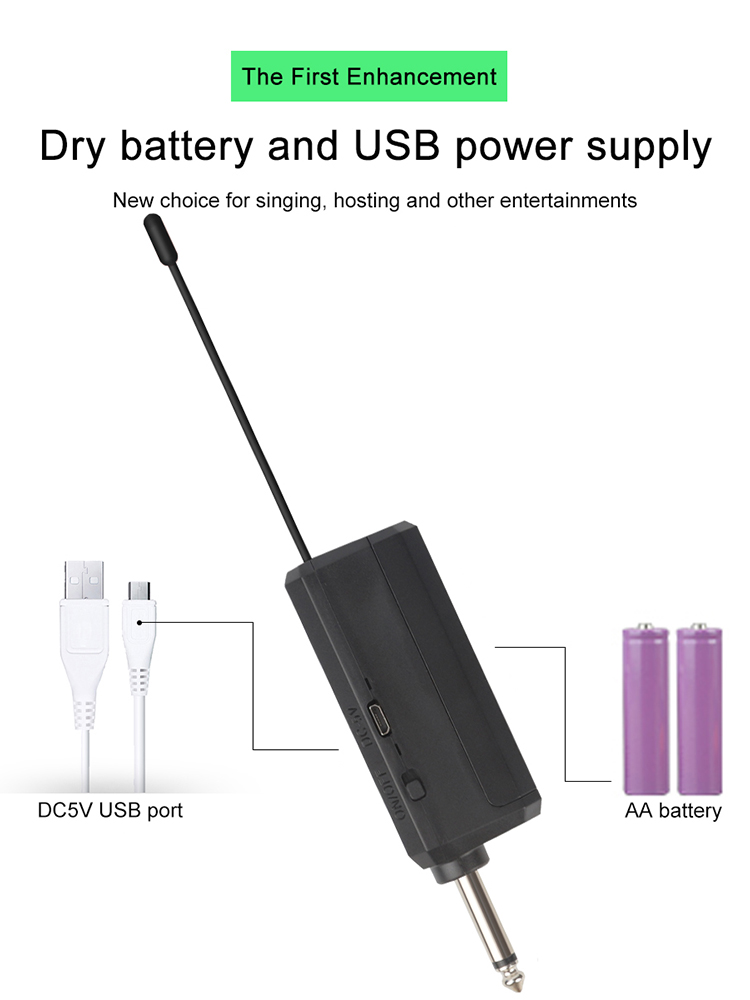 Wireless Microphone 4 Channels VHF Dual Handheld Dynamic Cordless Mic System Set For Shure Karaoke Voice Amplifier PA System