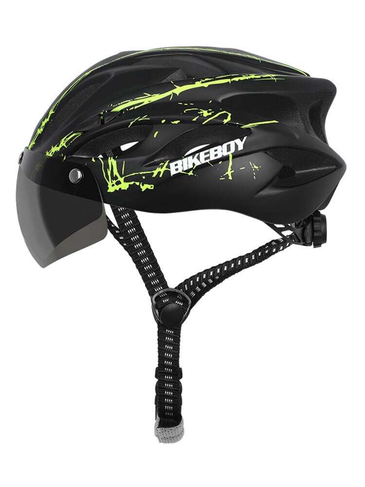 Bikeboy Fietsen Helm Met Bril Ultralight Mtb Fietshelm Mannen Vrouwen Mountain Road Casco Sport Specialiced Fietshelmen