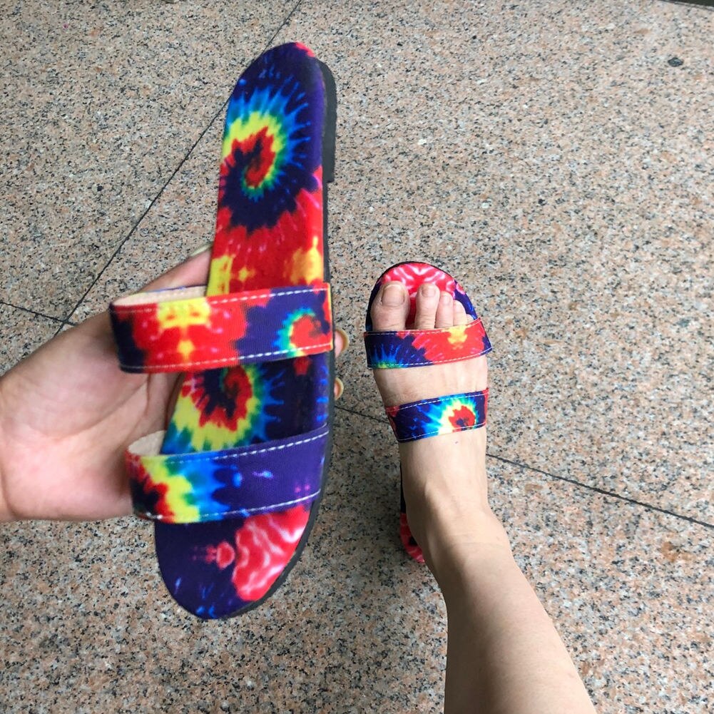 Karinluna stor storlek 43 slip on mix färg skor kvinna tofflor kvinnliga bekväma ins tofflor kvinnor