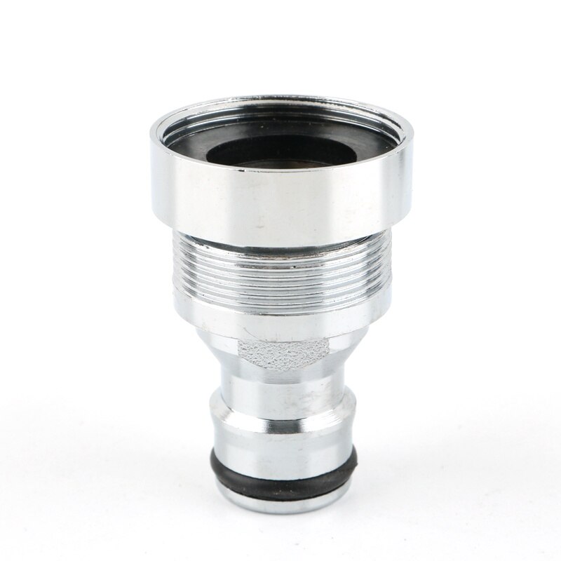 1pc ze stali nierdzewnej kran kuchenny Adapter złącza węża montaż szybkie złącza ogrodowe M16 18 20 22 24 28 akcesoria: Srebrny / 5/8''