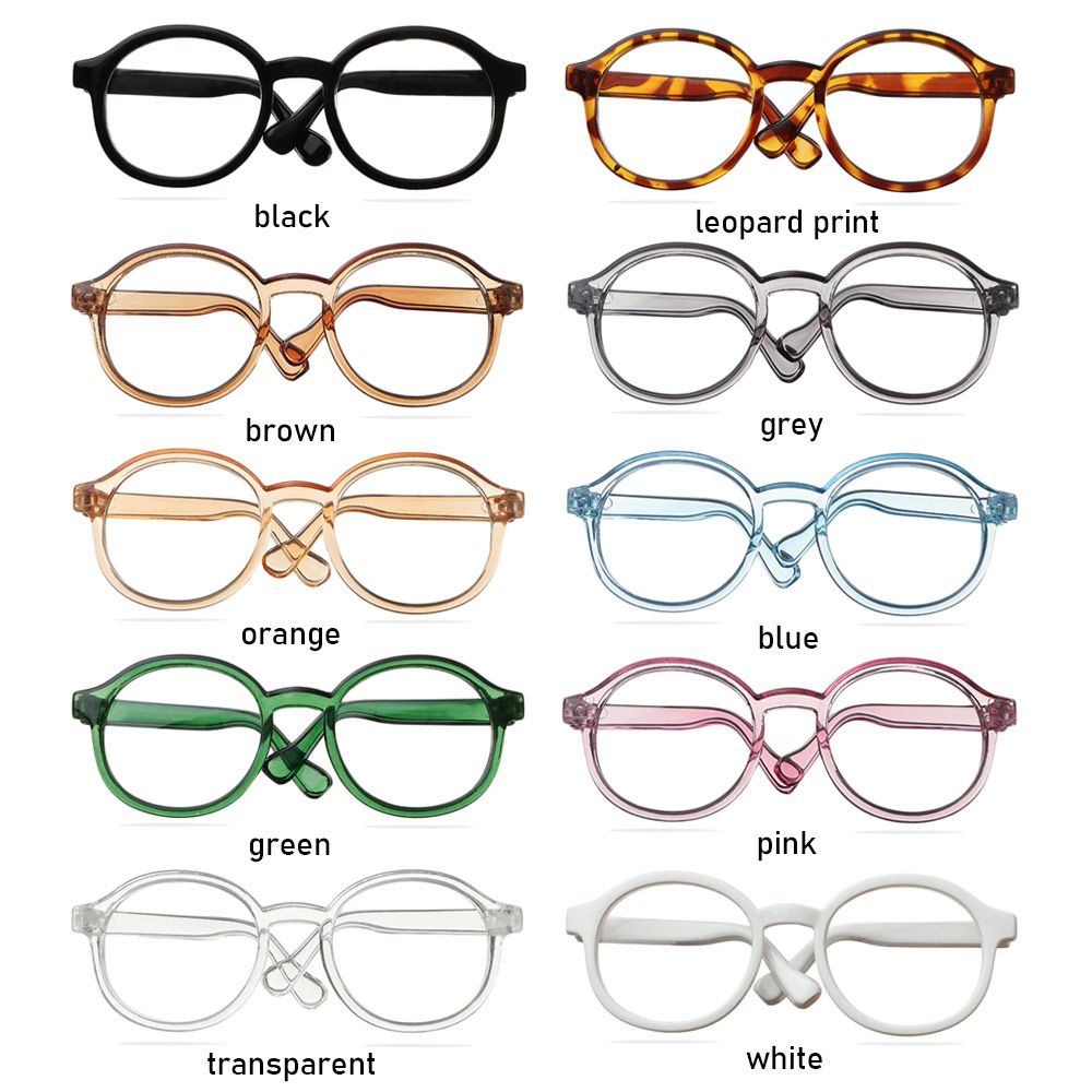1Stck niedlich Puppe runden Brille Zubehör wie passen Plüsch- Spielzeuge Puppen Brille Spielzeuge Ändern Kleidung Spiel DIY