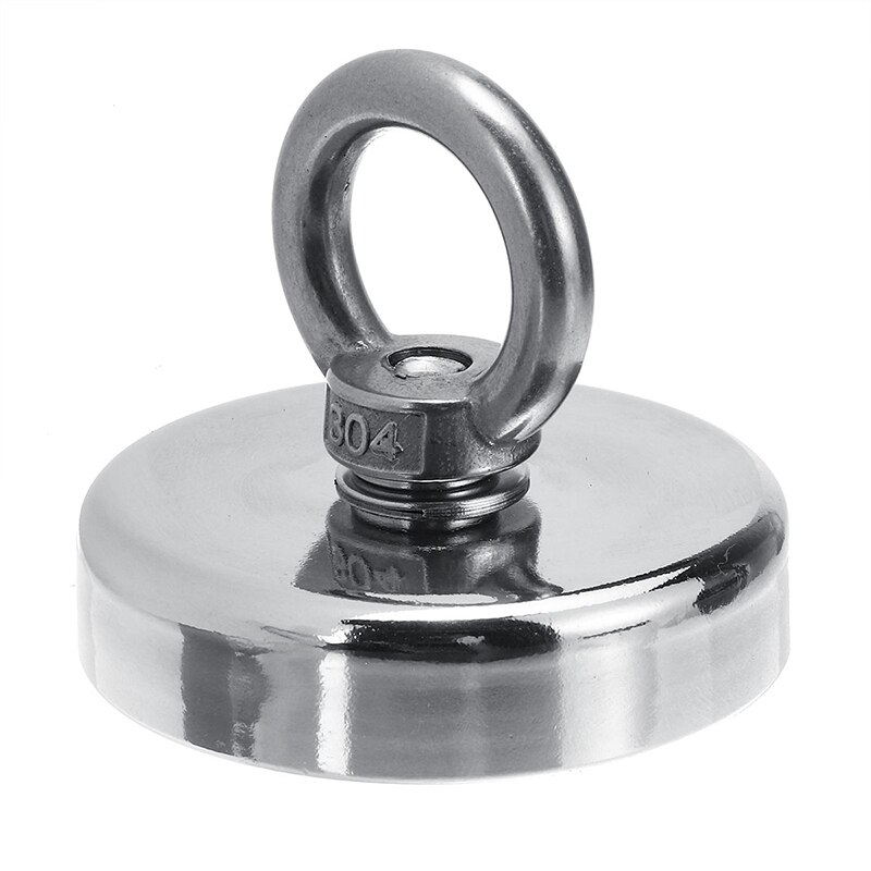 8-400Kg Super Sterke Magneet Salvage Pot Vissen Haak Magneten Diepzee Houder Pot Magneet Sterkste Permanente Magneet met 10M Touw