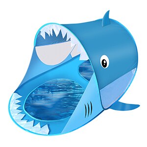 freundlicher doppel Strand Hai bilden zelt Automatische schnelles öffnen zelt doppel spielen Spielhaus atmungsaktive und wasserdichte kleine zelt: grün