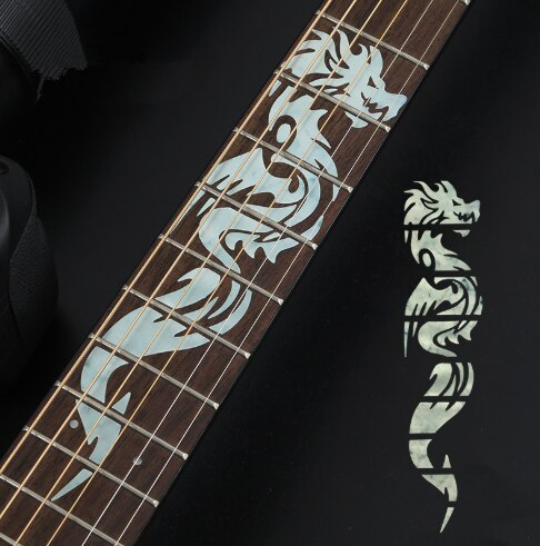 Cross Inlay Decals Fretboard Sticker For Electric Acoustic Guitar Bass Ultra Thin Sticker Guitar Accessories 4 Styles: 1