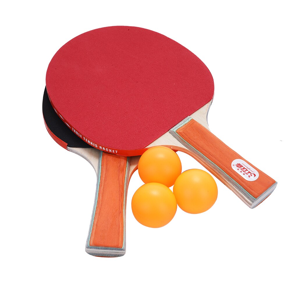 Madeira raquete de ping-pong pingpong durável ping pong bat atletismo cor portátil esportes tênis de mesa bat prático