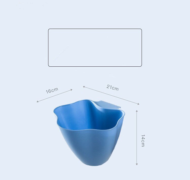 1PC Kitchen Cabinet Door Hanging Trash Garbage Bin Can Rubbish Container Waste Bins OK 0385