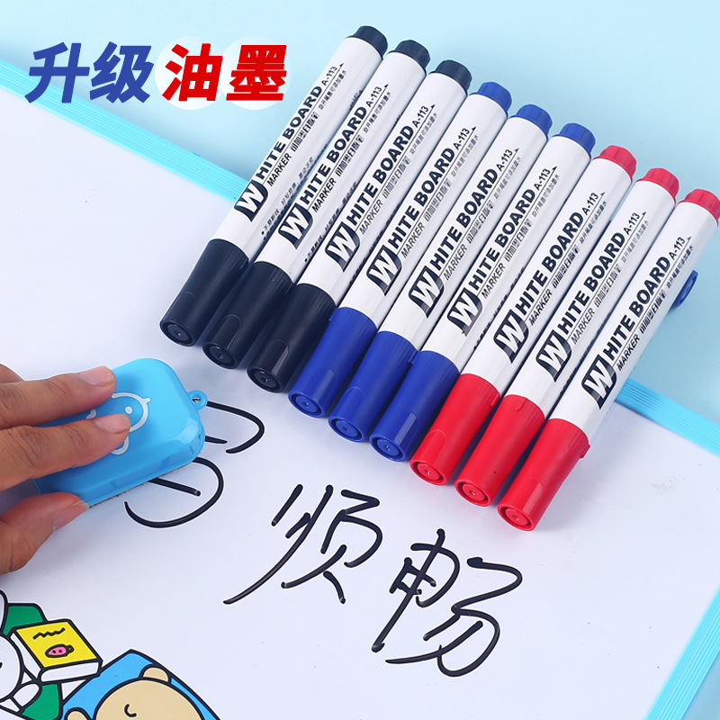 3/10 Pcs Set Erasable Magnetic Whiteboard Marker Pen Blackboard Marker Chalk Glass Ceramics Office School Art Marker Stationery