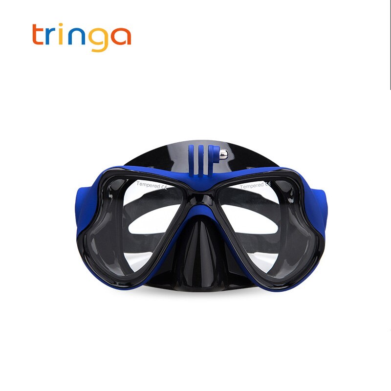 Professionele Snorkelen Duiken Masker Anti-Fog Duikbril Wide Vision Onderwater Bril Zwemmen Accessoire Voor Gopro Camera