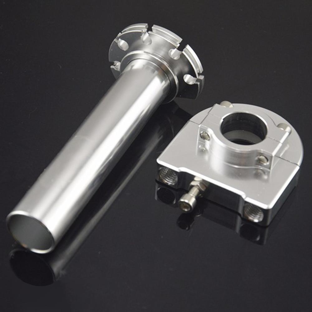 Aluminium Motorfiets Throttle Stuur Grips Twist Gashendel Boegschroef Grip Voor Kawasaki Yamaha Dirt Pit Bike Universal 22mm