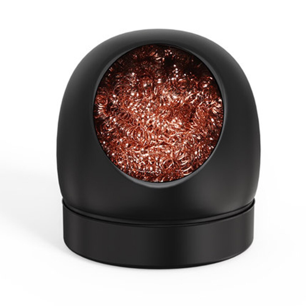 Clean Net Solder Iron Tip Cleaner Ball Holder Steel Wire With Stand Set Welding Soldering Cleaning Electric iron Accessories