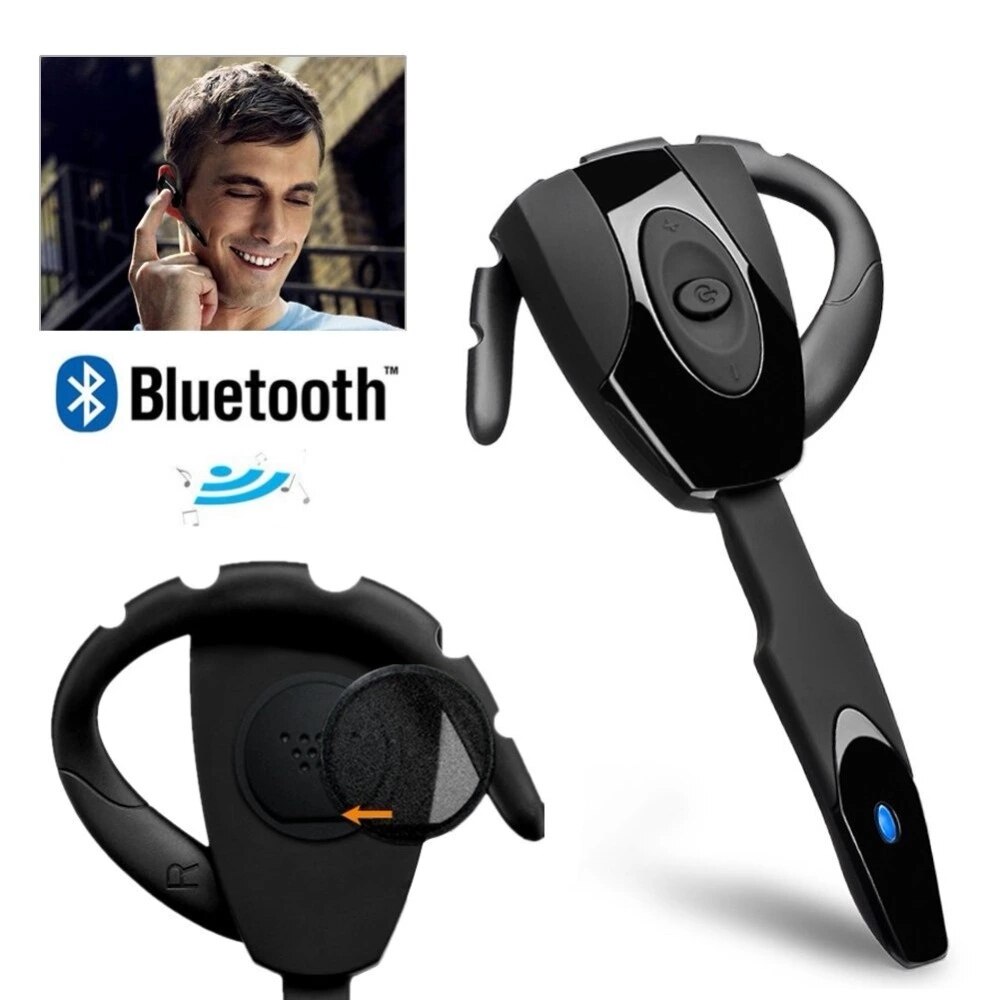 Business Bluetooth Oortelefoon Draadloze Hoofdtelefoon Stereo Headset Oordopjes Headsets Met Microfoon Voor Auto Rijden Handsfree