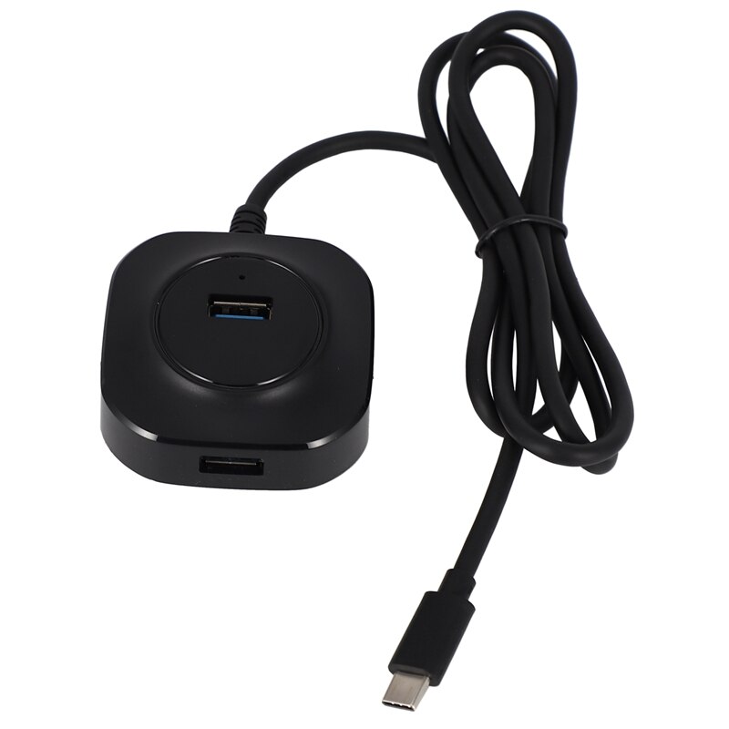 C-Shaped Usb 4-Port Usb Hub Usb + Hub3.0
