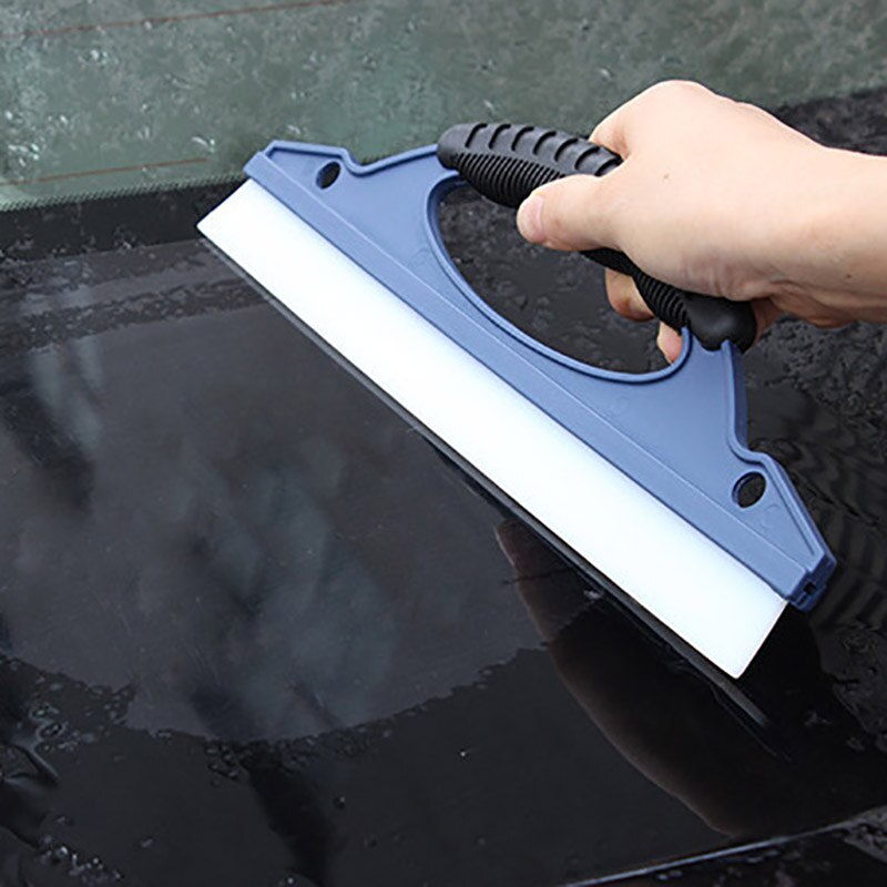 Bil silikone vand visker sæbe renere skraberblad gummiskraber bil køretøj forrude vindue vask rengøring tilbehør