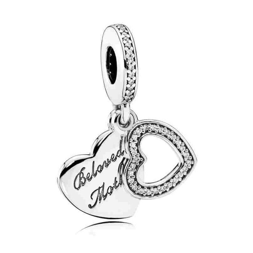 Äkta älskade mamma kärlek gör en familj frön av framtiden hänge pärla 925 silver berlock passar armband gör-det-själv smycken