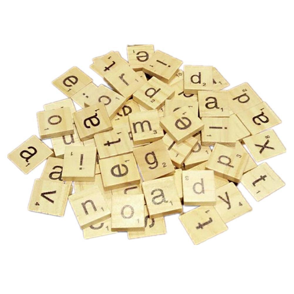 26 Engels Alfabet Houten Pleinen Kinderen Vroeg Alphabet Jigsaw Onderwijs Houten 100 Puzzel Packs Chips Z1K6