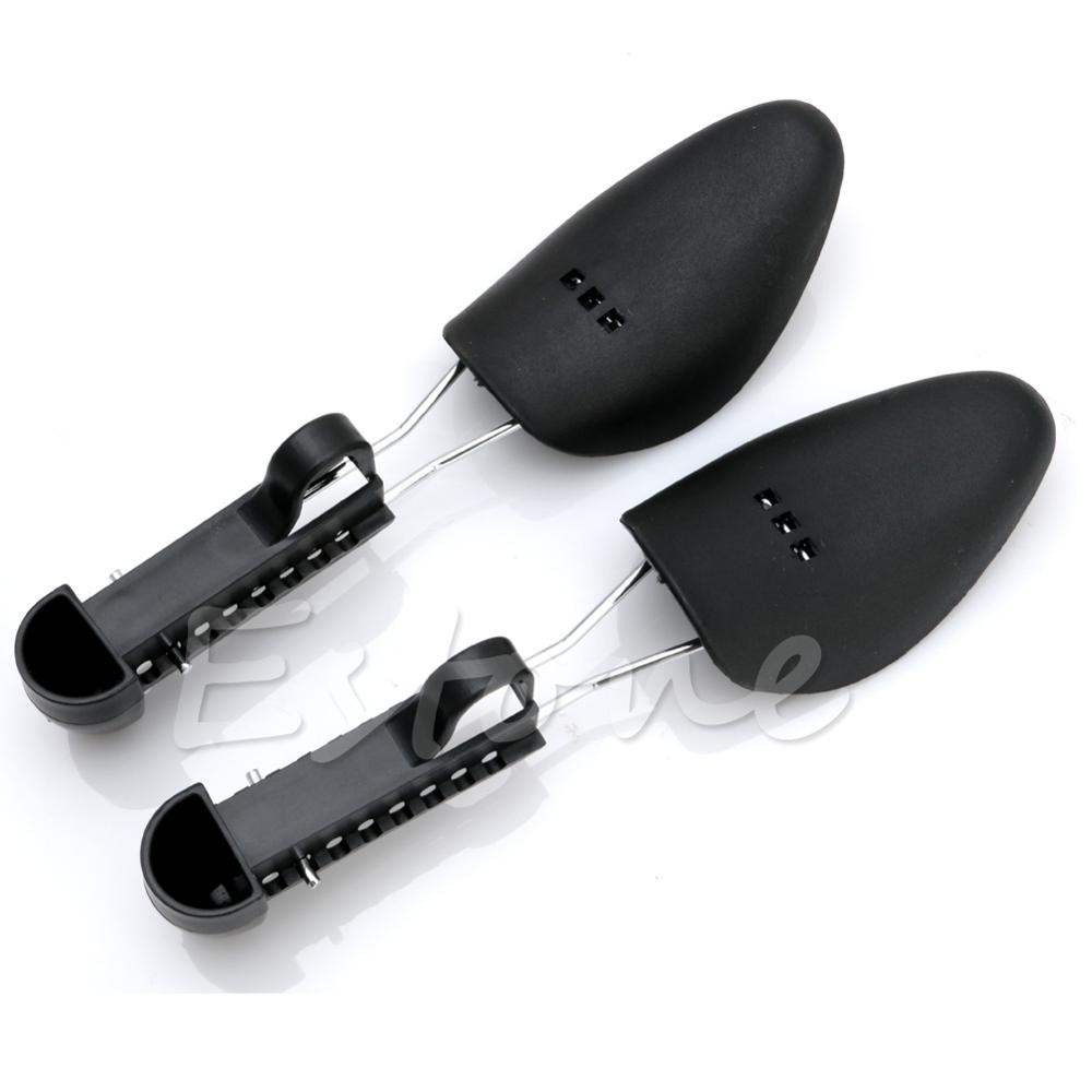 1 Pair Plastic Shoe Tree Shaper Shapes Stretcher Adjustable for Women Men: women