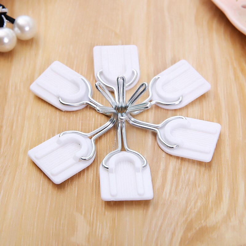 5Pcs Keuken Viscose Haak Deur Haak Hanger Sleutelhouder Muur Sticky Geen Ponsen