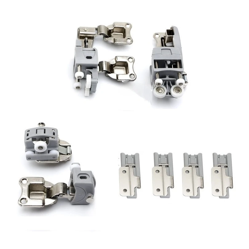 Ersatzteile für verschiebbare, zweifach gefaltete Falttür, hängendes Rad, Rollenscharnier