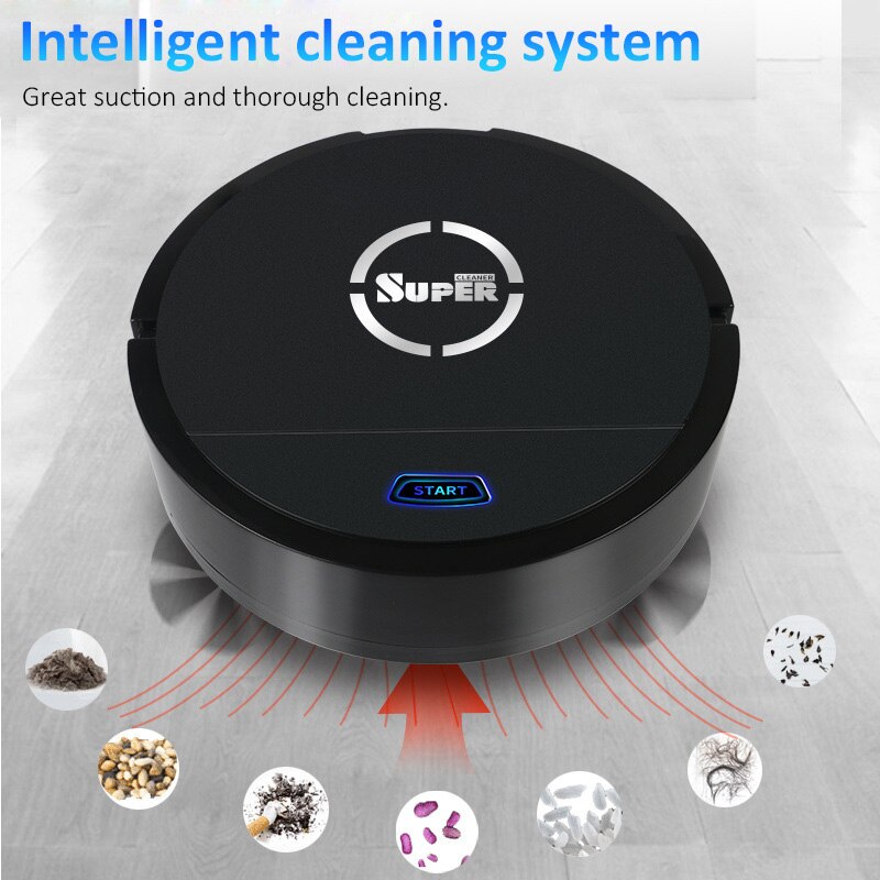 Robot Vacuum Cleaner Robot mop cordless vacuum cleaner Fully Automatic USB Charging wireless Portable vacuum cleaner robot
