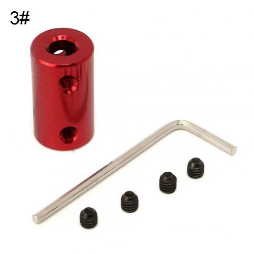 Coupleur de moteur d'accouplement d'arbre rigide avec clé pour voiture de bateau RC 2/3/4/5/6/7/8mm: 3 17mm