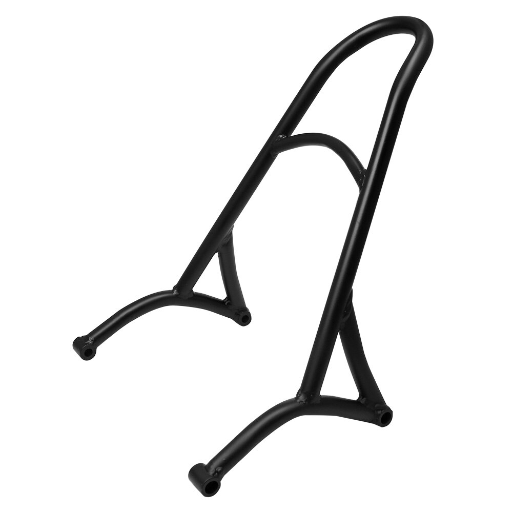 Svart motorsykkel kort passasjer pingle bar rygg til harley sportster xl jern nightster 883 1200 førtiåtte 48 2004 16