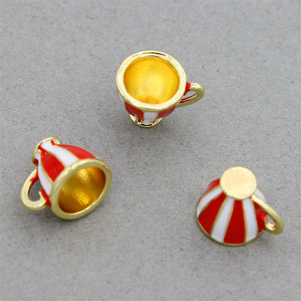 Portachiavi H-Customs Con Ciondolo A Forma Di Tazza Da Caffè – Colore Argento – Design Originale
