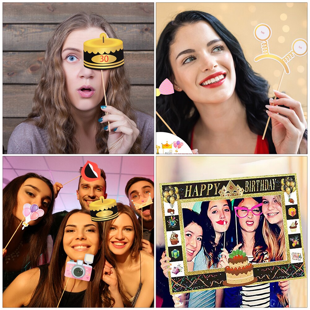 25 Pcs Photo Frame Stylish Photography Accessories Party Adornments