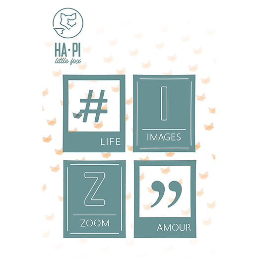 Genomskinlig stämpel och skärverktyg scrapbooking fotoalbum klippverktyg pysselmaterial papperskort mall dekoration pappershantverk: Blå