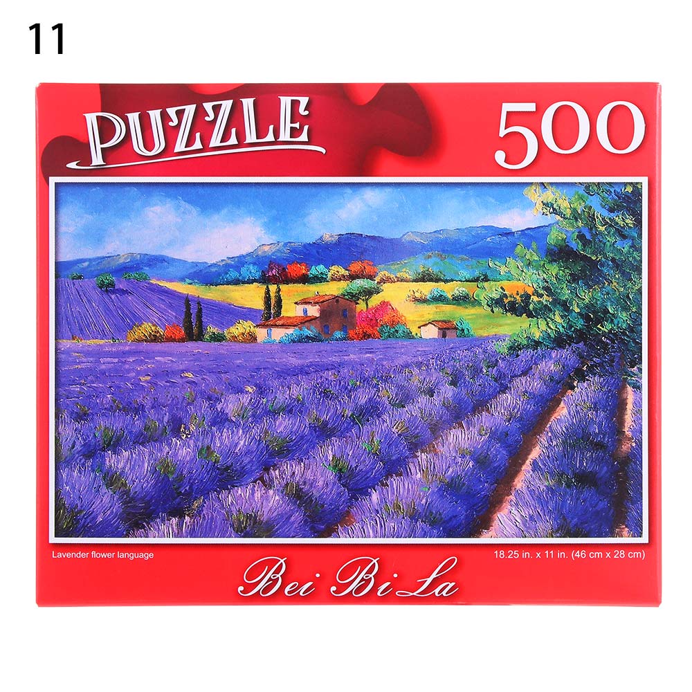 500 stück Bildungs Puzzle Puzzle Dekompression Spiel Erwachsene Rätsel Spielzeug Landschaften Rätsel Wohnkultur: 11