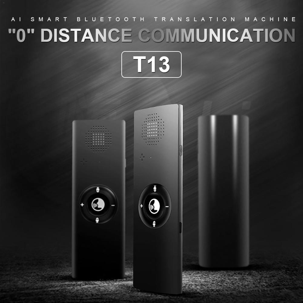 T13 Draagbare Smart Voice Vertaler Multi-Taal Toespraak Interactieve Vertaler Real Time Voice 40 Talen Vertaler