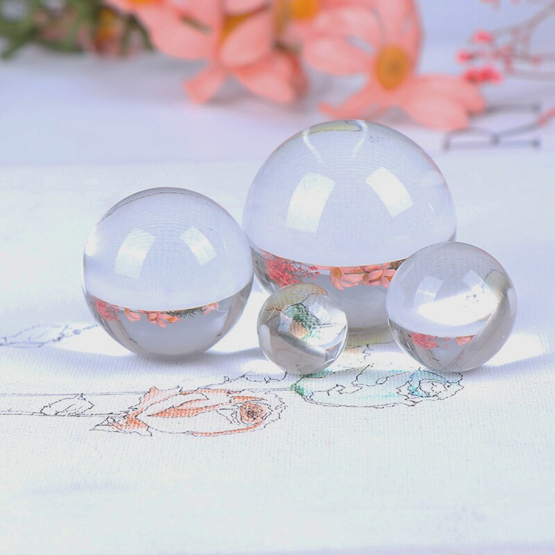 60/70/80Mm Crystal Ball Fotografie Fengshui Magic Glas Bal Home Decor Glas Sphere Bola De Cristal