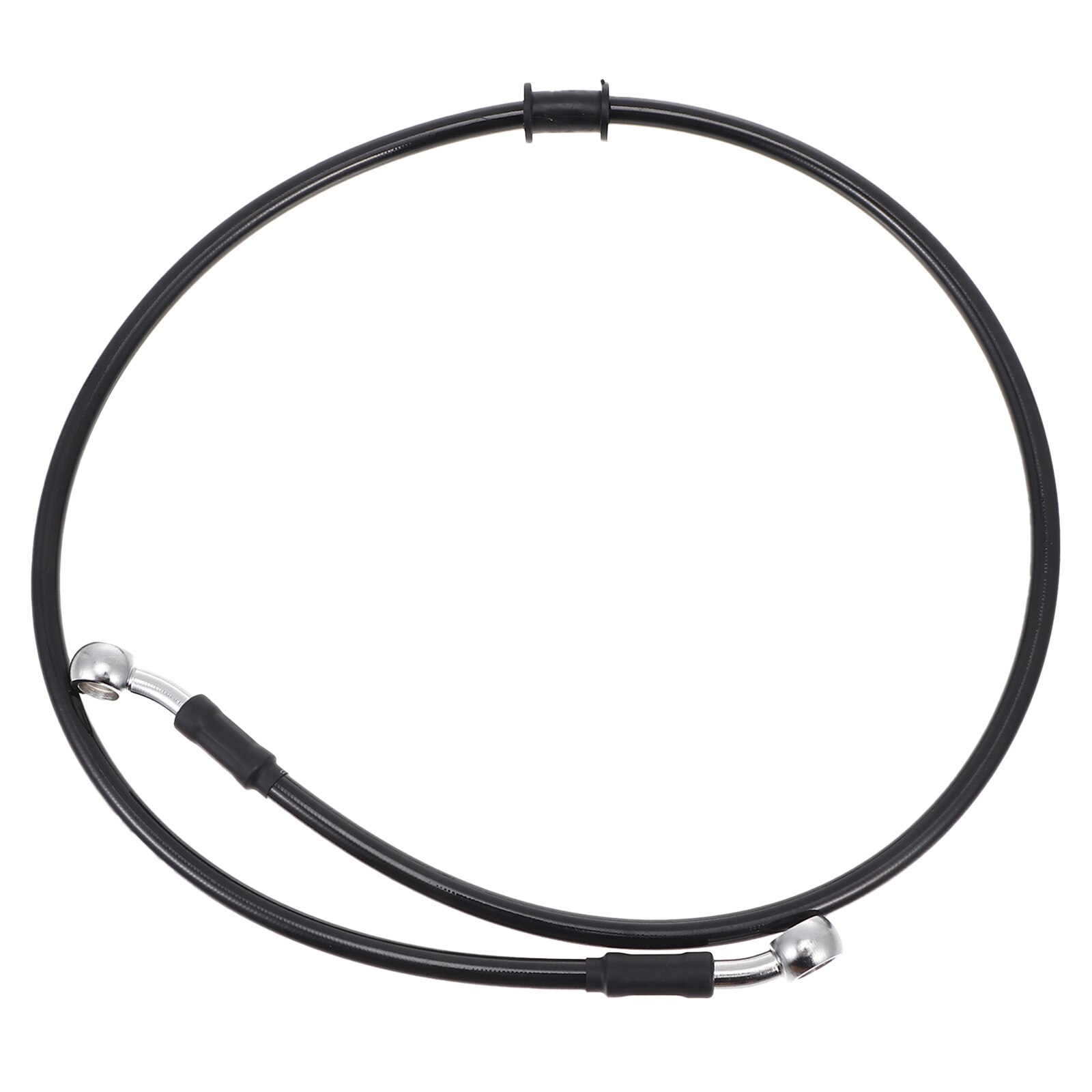 1pc Simple Motorcycle Brake Hose Pretty Bike Durable Wire Practical Brake Hose: Black 90cm90X0.7cm