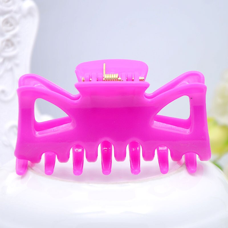 Pinzas para el pelo para mujer, horquillas de colores caramelo, pinzas para el pelo de cangrejo, maquillaje, herramienta de lavado, accesorios para el cabello, 7cm x 3,5 cm, 1 ud.: P4
