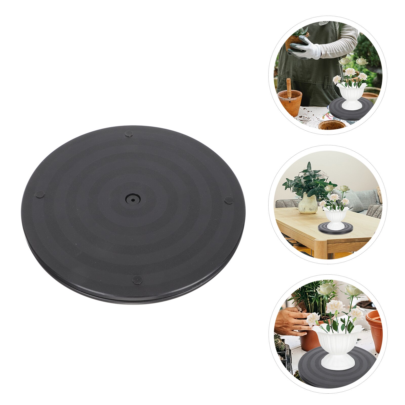 Bonsai Turntable Rotating Swivel Turntable Plastic Turntable for Potted and Plants