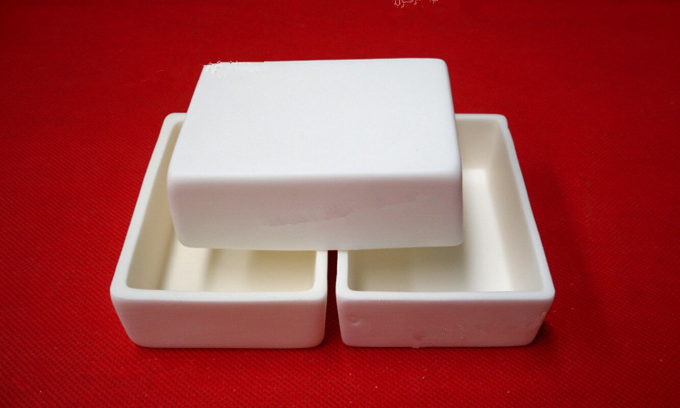 D'alumine Rectangulaire Corindon creuset/90x90x3 0mm/90x65x3 0mm/résistance à Haute température/Al2O3 creuset en céramique