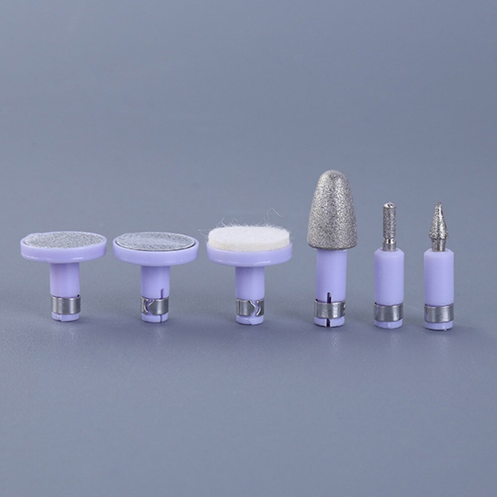 Elektrisk manicure pedicure negle bore sæt negle bore maskine negle fil negle bor tilbehør opbevaring kuffert manicure maskine