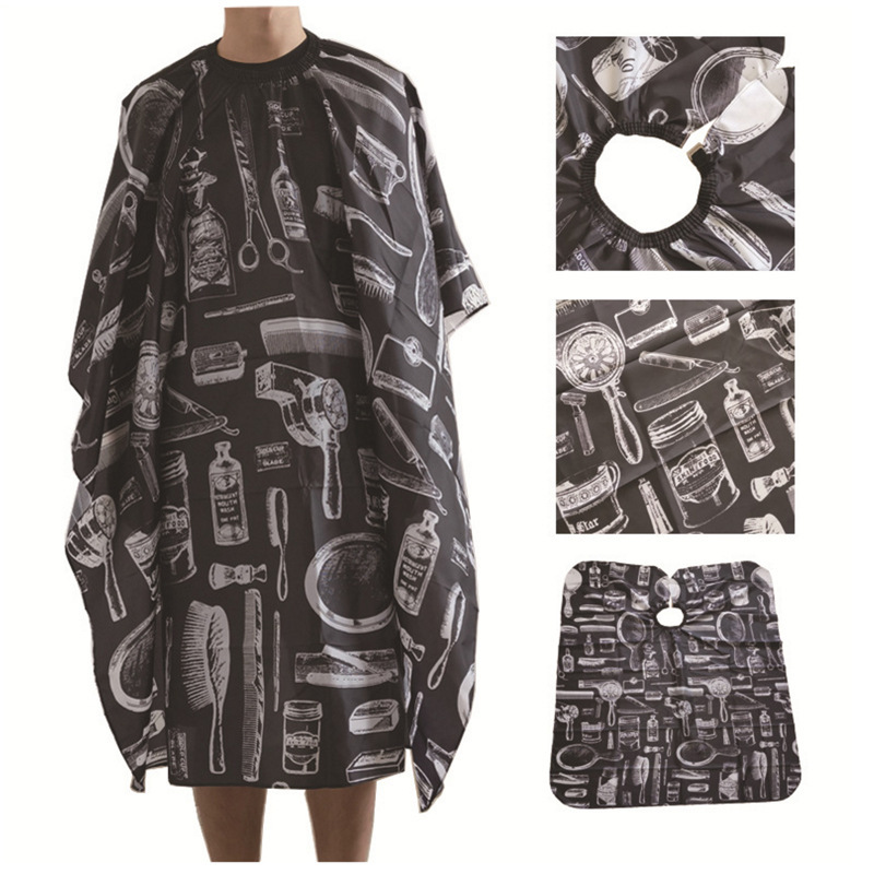 Release Salon Kapsel Schouder Doek Kapper Winkel Accessoires Volwassen Kappers Kleding Schaar Föhn Kam Patroon