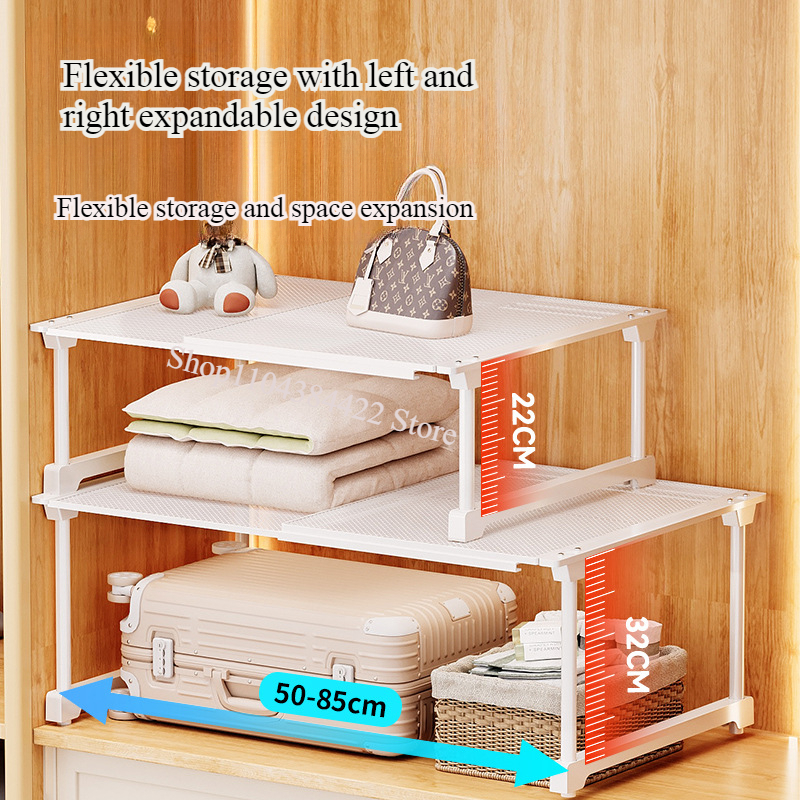 Scalable Wardrobe with Layered Partitions Wardrobe Partition Boards Cabinet Interior Compartments Storage Shelves and 스토리지 베이