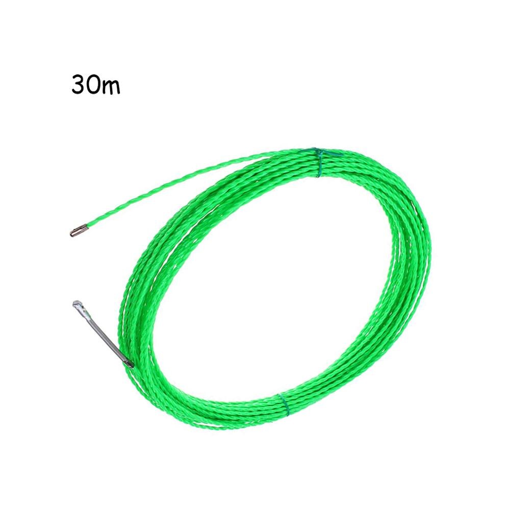 5m/15m/25m/30m/50m 4mm Fiberglass Cable Push Pullers Duct Rodder Fish Tape Wire Fish Draw Tape Electrical Cable Puller: 30M