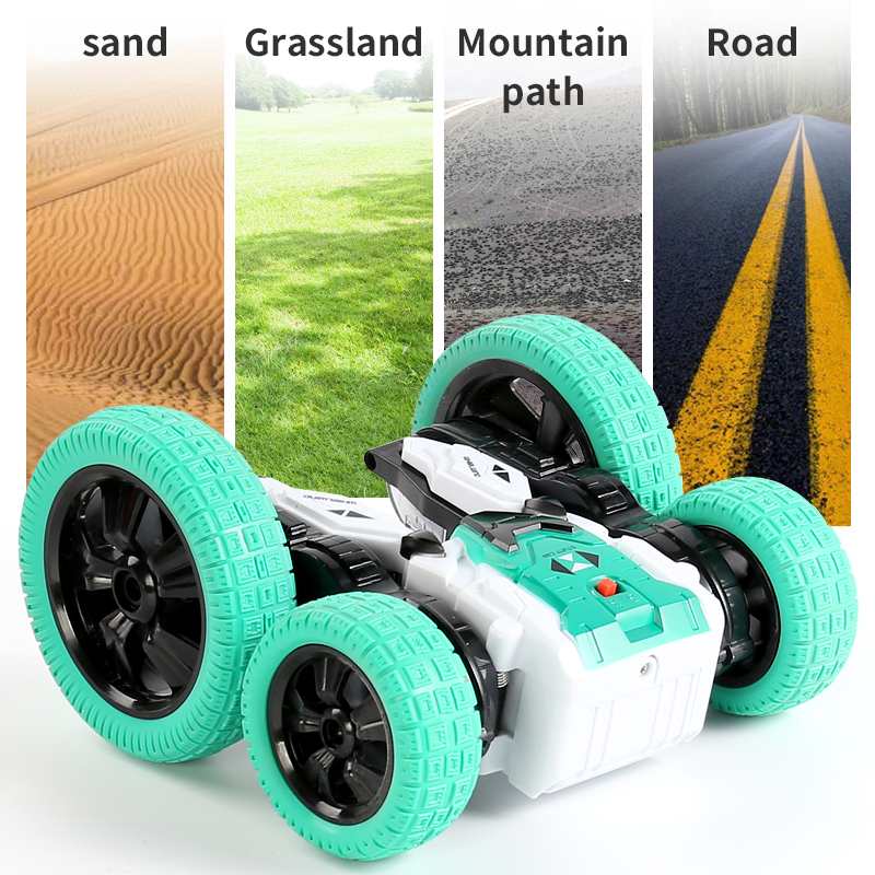 1:28 2.4G RC Stunt Car 360 Degree Rolling Double-sided Stunt Car Four-channel Drift Remote Control Vehicle Toy For Children