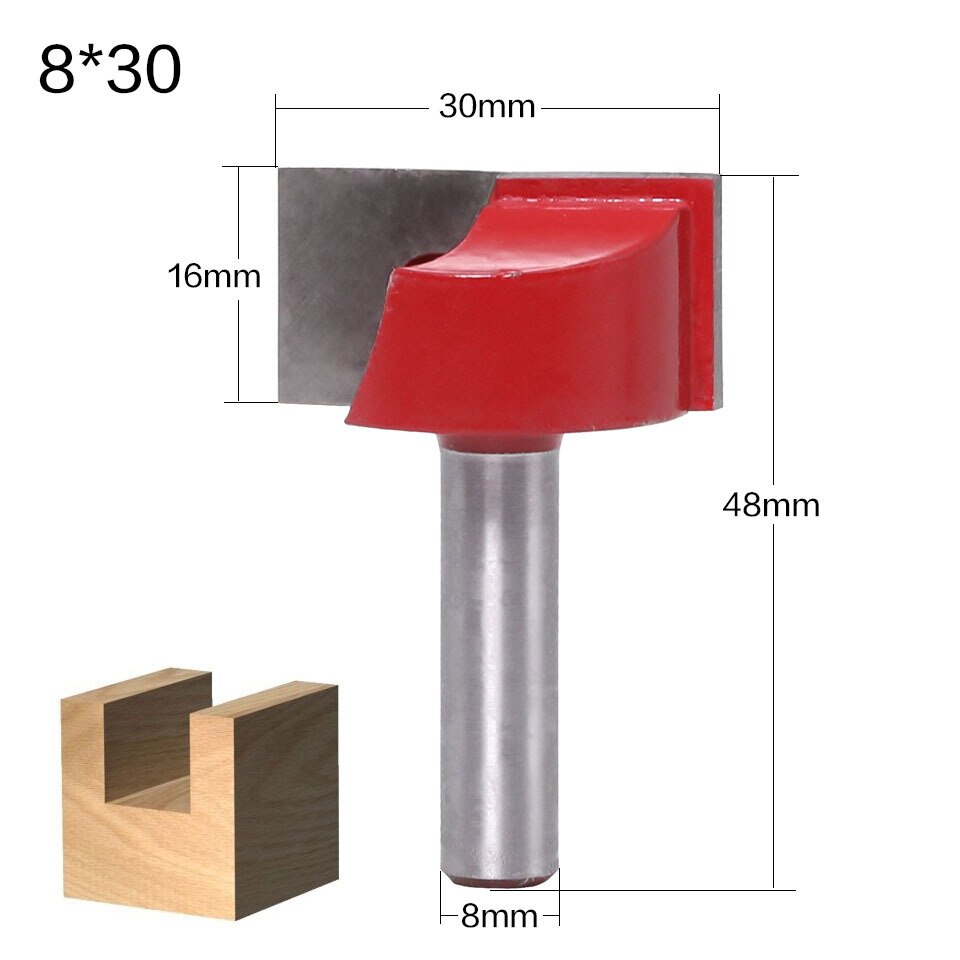 Ferramentas de limpeza de madeira vack, 1 peça de 8mm, ferramentas de carpintaria, cortador, extremidade, para cortar madeira frete grátis, frete grátis: 30mm