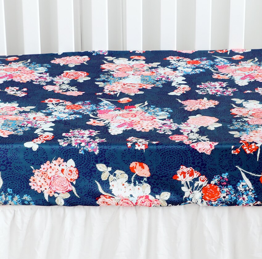 Baby Floral Fitted Crib Sheet Girl's Bed Mattresse... Grandado