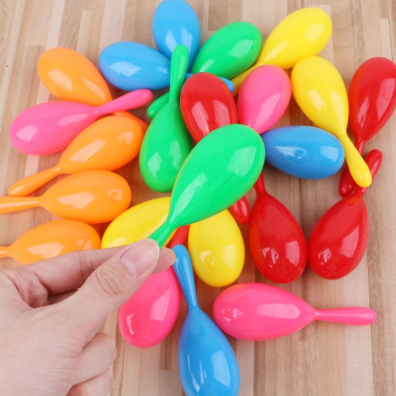 24 piezas para hacer ruido juguete neón Maracas suministros para fiestas