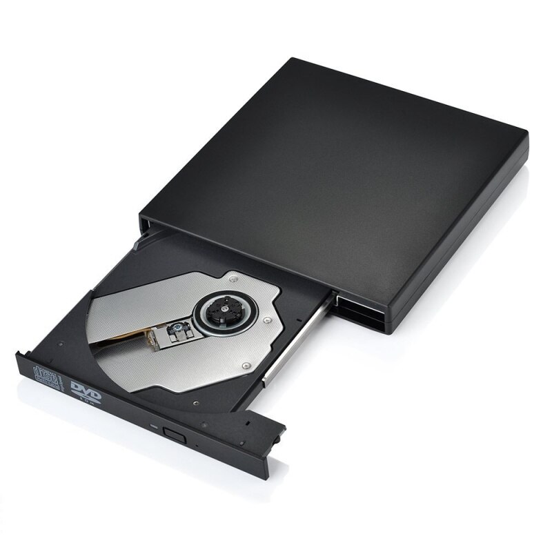 Lecteur de graveur de cd-rw externe usb 2.0, lecteur combo dvd-r, câble de données super drive, câble d'alimentation pour apple mac air pro,: Default Title