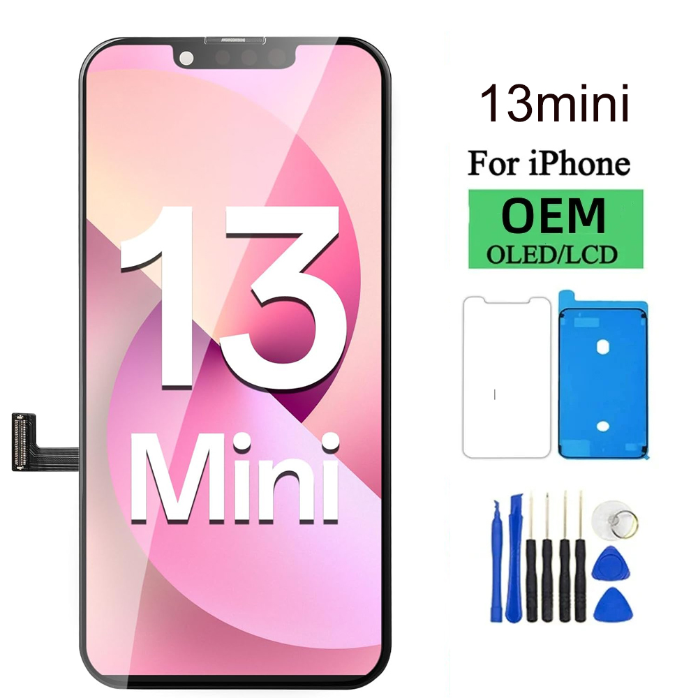 5,4 "incell para iPhone 13 Mini pantalla LCD 3D montaje de digitalizador con pantalla táctil para iPhone 13Mini piezas de repuesto de pantalla