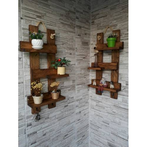 Wooden Wall Rack Key Wall Hanging Rack Grandado