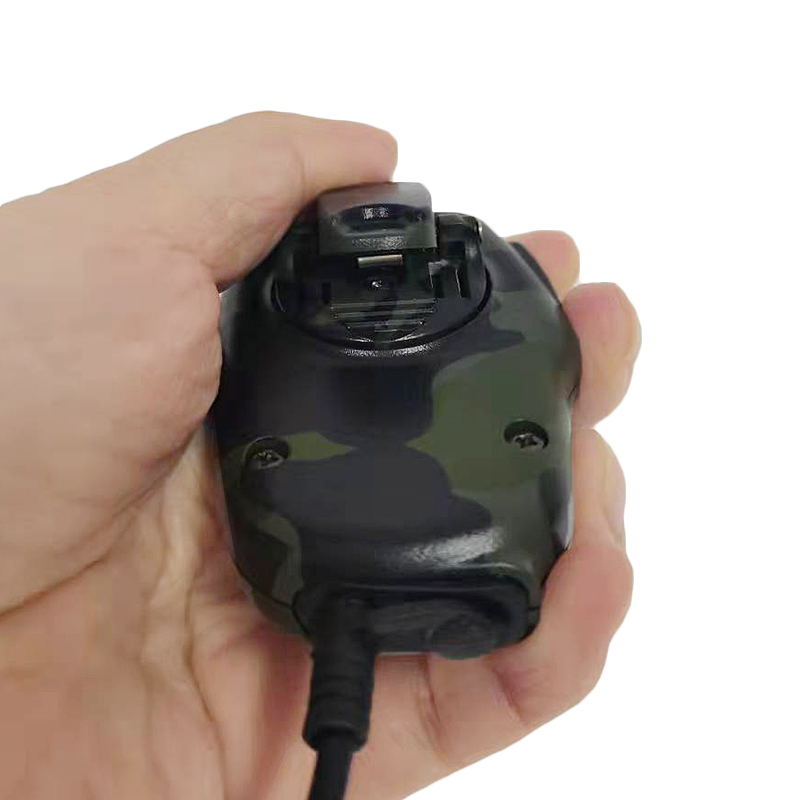 Oppxun mini-handmikrofon in myrtenfarbe mit lautsprecher und ptt-taste für baofeng  uv5r uv5re uv5rg und kenwood  tk3160 tk3307 tk3207g funkgeräte