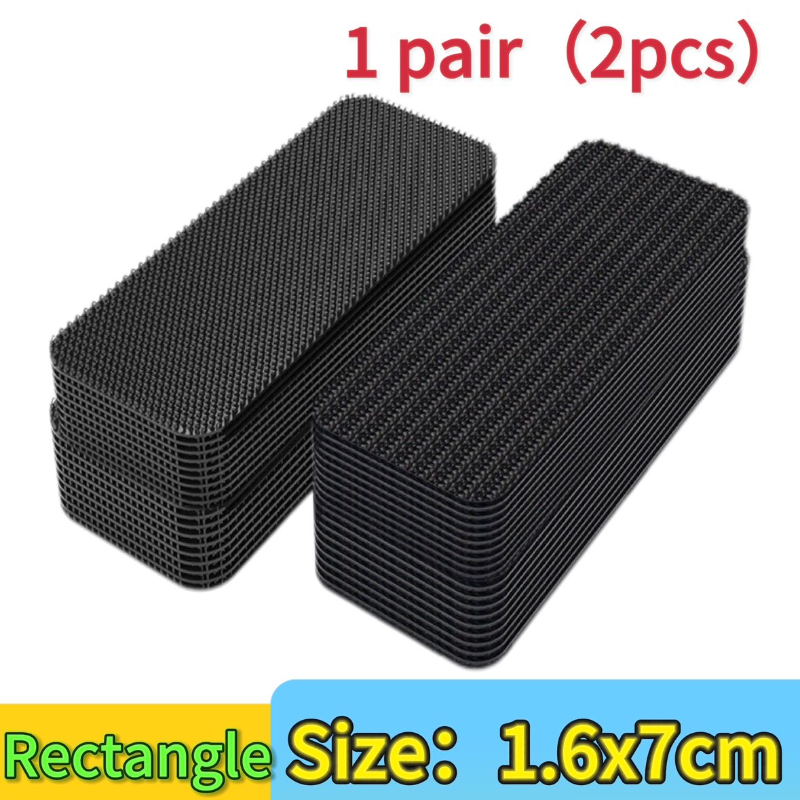 Self-Adhesive Fastener Tape Extra Strong Home Carpet Fixing Sticker Double Side Hook-and-loop Fastener Auto Adhesive Tape Fixing: Translucent